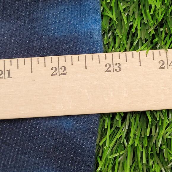 Colortone Spiral Tie-Dye Hoodie M/L 23x24 Baggy Crop Blue - Picture 9 of 11